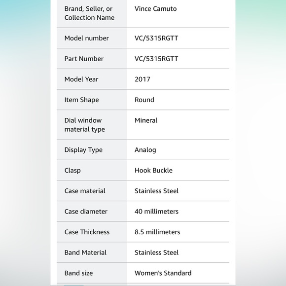 Vince Camuto Crystal Accented Rose Gold bezel & Silver-Tone Mesh Bracelet Watch - Picture 3 of 11
